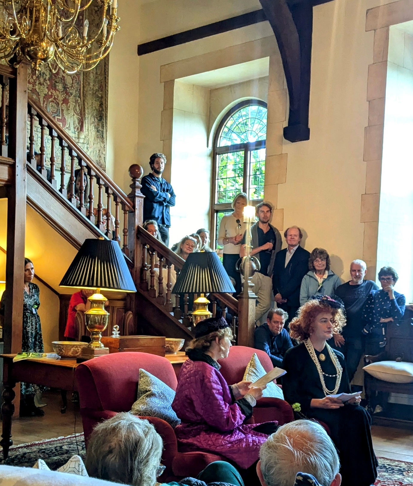 Algy and Lady Bracknell take tea in the Great Hall