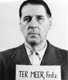 Figure 9: Bayer Employee Fritz Ter Meer at his Arrest